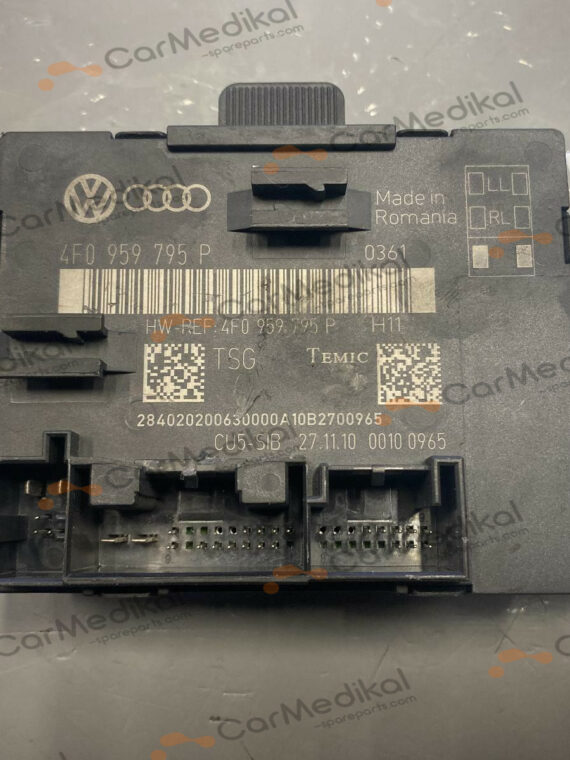 Audi A6 Right Reaar Door Control Unit, 4F0 959 795 P